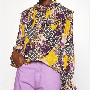 Hofmann Copenhagen Abstract May Blouse, Size 6